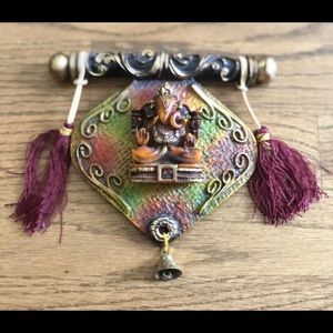 Indian Ganesha wall hanging decoration.